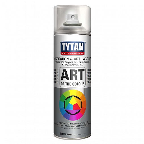 Аэрозольный универсальный акриловый лак Tytan Professional Art of the color, матовый, 400 мл фото