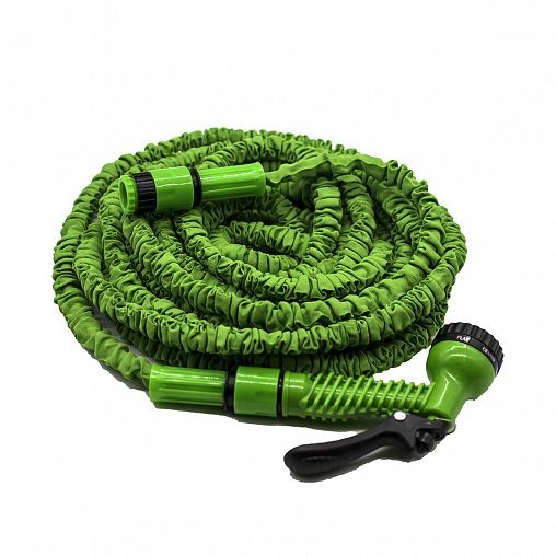Шланг растягивающийся для полива Feona, с пистолетом-распылителем, 7,5 - 22,5 м фото