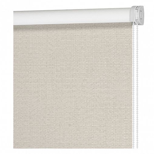 Рулонная штора Decofest Шалюр Бежевый, блэкаут, миниролл, 60 x 160 см фото
