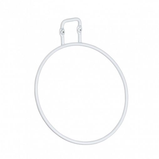 Полотенцедержатель-кольцо Swensa Colors, белый фото