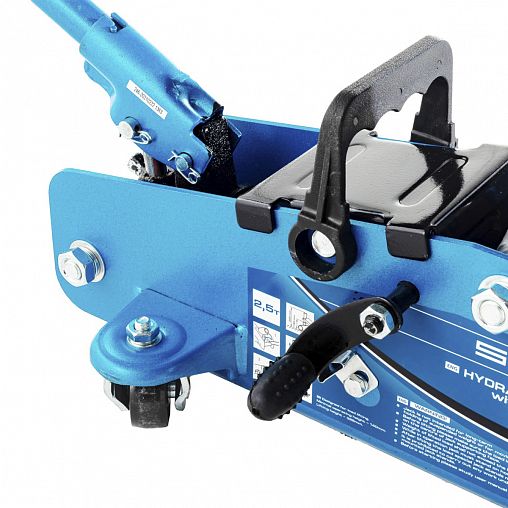 Домкрат подкатной гидравлический Stels Safety Pin, с фиксатором, 140 - 385 мм, 2,5 т фото