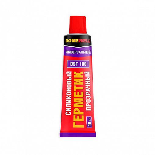 Силиконовый герметик Donewell DST 100, 40 мл, прозрачный фото