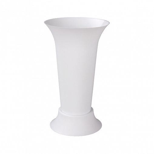 Ваза для цветов под срезку Альтернатива, 18,5 x 31 см, белая фото
