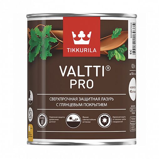Антисептик для дерева Tikkurila Valtti Pro (Валтти Про), 0,9 л, бесцветный фото