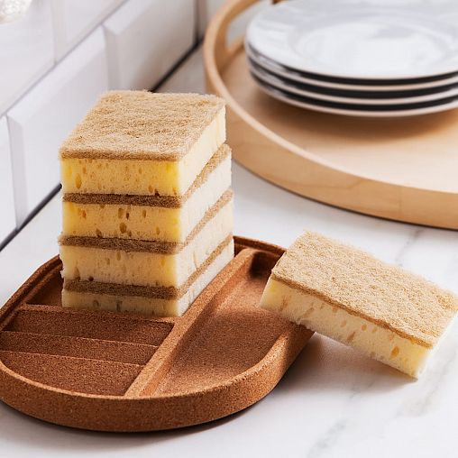 Губки для посуды York Eco Natural, упаковка 2 шт фото