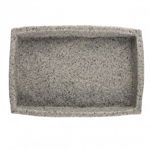 Мыльница Leonord Amsterdam, полирезина, серый фото