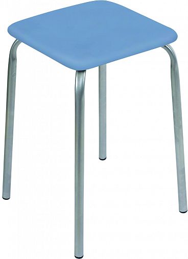 Табурет Nika Эконом 3, 29 x 29 см, голубой фото