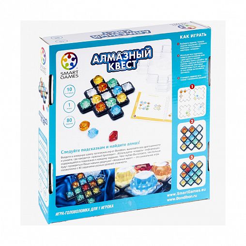 Настольная игра-головоломка Bondibon Алмазный квест, от 10 лет фото