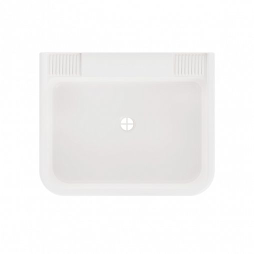 Раковина для сада Альтернатива, пластиковая, 502 x 410 x 174 мм, белая фото