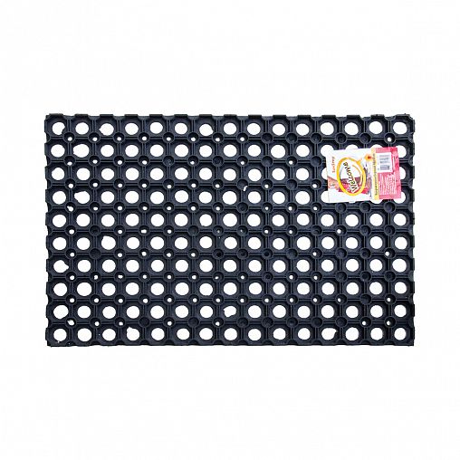 Коврик придверный SunStep, грязесборный, 40 x 60 x 1,2 см, черный фото