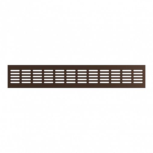 Переточная вентиляционная решетка Era 4808DP Al Dark bronze., алюминий, 480 x 80 мм фото