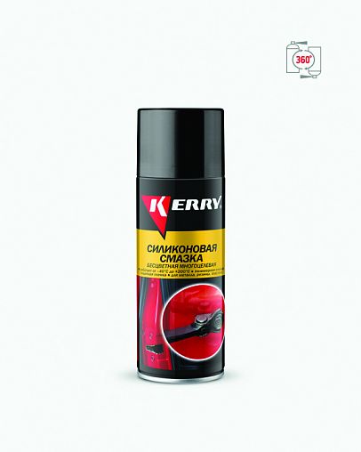 Смазка универсальная силиконовая Kerry KR-941, 520 мл фото