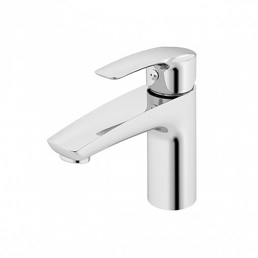 Смеситель для раковины с коротким изливом IDDIS Ray, хром фото