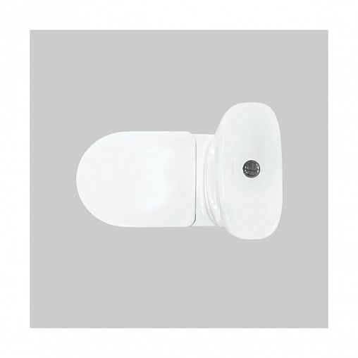 Унитаз напольный ободковый Sanita Luxe Art Comfort, 63,5 x 37 x 77 см, белый фото