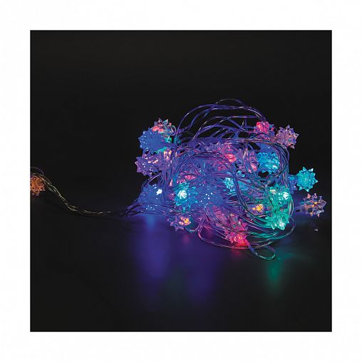 Гирлянда светодиодная Волшебная страна Алмазы 3 м, многоцветная фото