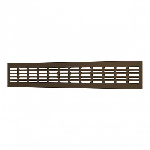 Переточная вентиляционная решетка Era 4808DP Al Dark bronze., алюминий, 480 x 80 мм фото