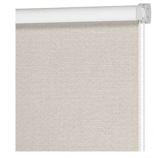 Рулонная штора Decofest Шалюр Бежевый, блэкаут, миниролл, 100 x 160 см фото