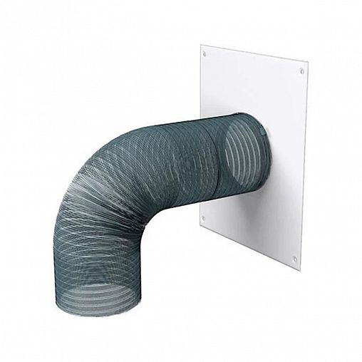 Площадка торцевая Era 110ПТМ, эмалированная сталь, для воздуховода d 110 мм, 236 x 196 мм фото