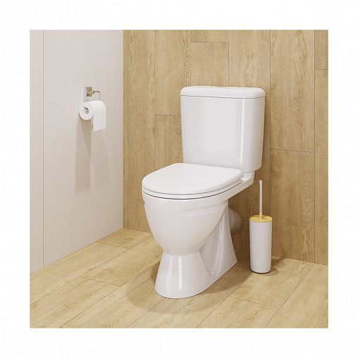 Унитаз напольный ободковый Sanita Стандарт Стандарт, 61 x 38 x 78 см, белый фото