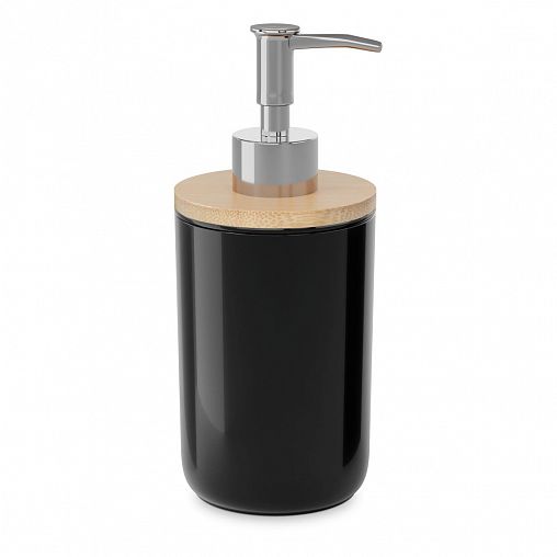 Набор аксессуаров для ванной комнаты Альтернатива Бамбук, 5 предметов, черный фото