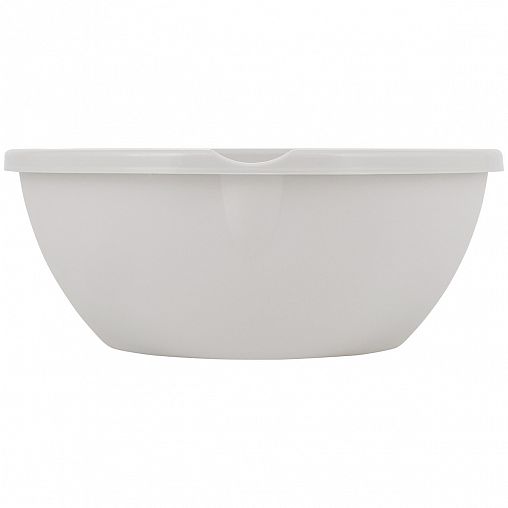 Салатник пластиковый Plast Team Helsinki, с крышкой, 5 л, пепельный жемчуг фото