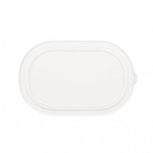 Контейнер для СВЧ Альтернатива, овальный, 1 л, белый фото