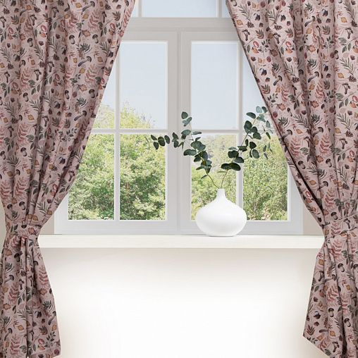Шторы для кухни Этель Nature forest, с подхватами, 145 x 180 см, 2 шт фото