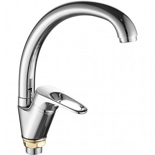 Смеситель для кухни Fashun A4113-2, хром фото