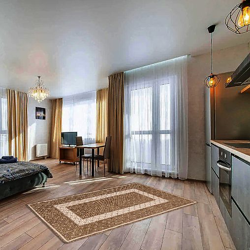 Ковер-циновка Люберецкие ковры Эко 7367-23, 1,2 x 1,7 м фото