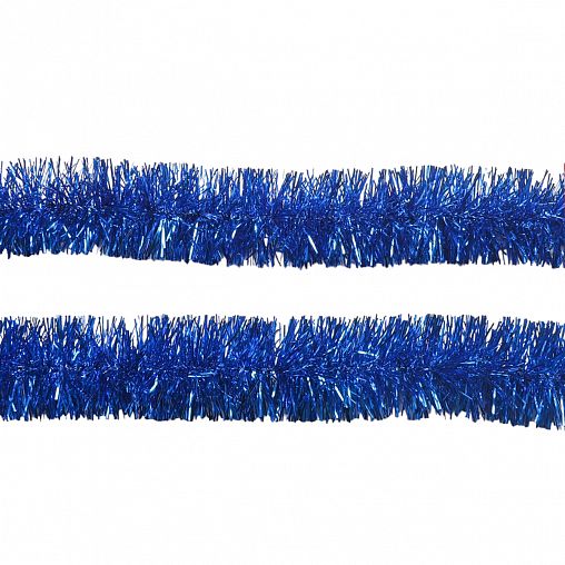 Мишура, 8 x 200 см, синяя фото