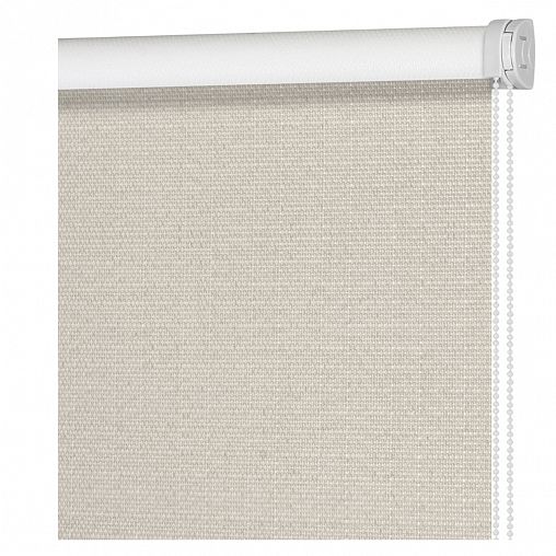 Рулонная штора Decofest Шалюр Бежевый, блэкаут, миниролл, 80 x 160 см фото