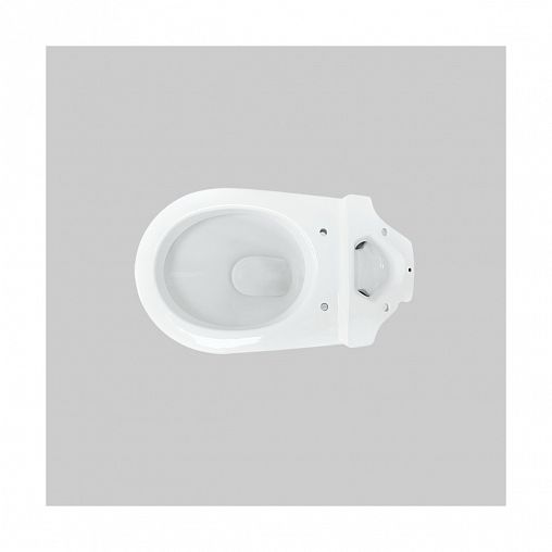 Унитаз напольный ободковый Sanita Luxe Classic Comfort, сиденье дюропласт, 64 x 35 x 79 см, белый фото