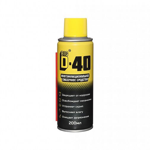 Смазка универсальная Big D-40, 200 мл фото