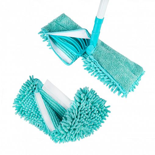 Швабра для пола Рыжий кот MopM5N Универсальная, насадка из микрофибры фото