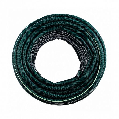 Шланг поливочный армированный Palisad, 3 слоя, 3/4", 50 м, зеленый фото