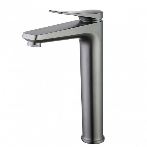 Смеситель для раковины Lemark Bronx LM3709GM, однорычажный, графит фото