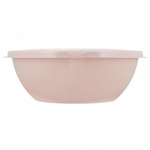 Салатник пластиковый Plast Team Helsinki, с крышкой, 3 л, персиковая карамель фото