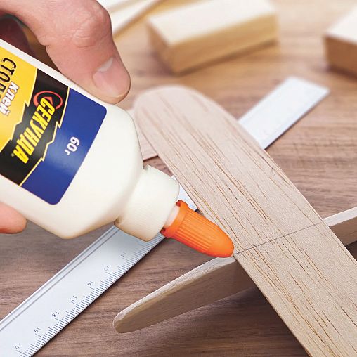 Клей ПВА столярный Секунда, 60 г, белый фото