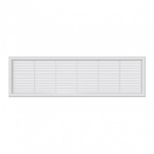 Переточная вентиляционная решетка Era 2307ДП, пластик, с фланцем 220 x 60 мм, 227 x 67 мм фото