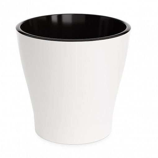 Горшок для цветов Альтернатива Лея, с автополивом, 17 л, белый фото