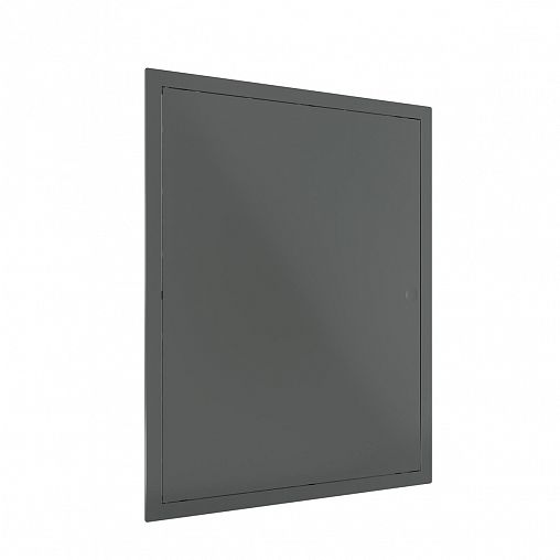 Люк-дверца ревизионная Evecs L3040N gray, нажимная, с фланцем 300 x 400 мм, 327 x 423 мм фото