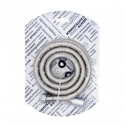 Шланг для душа Центр Сантехники Люкс ЦС-1750, нержавеющая сталь, 1,75 м, хром фото