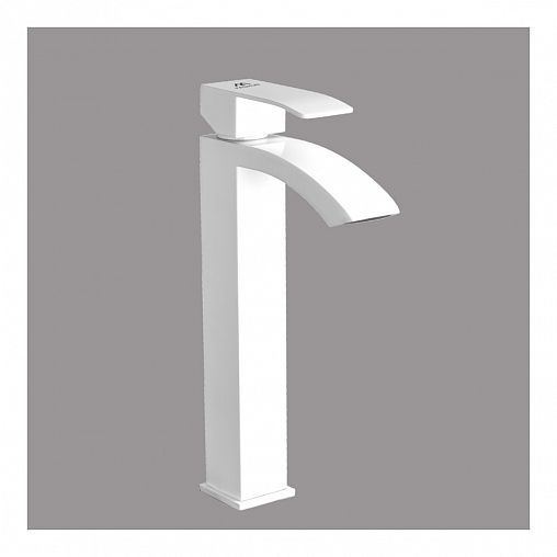 Смеситель для раковины с коротким изливом Fashun A51218-8, белый фото