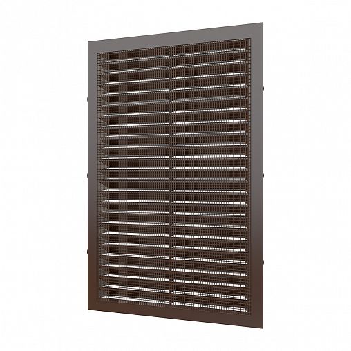 Решетка вентиляционная Era 1724С кор, пластиковая, с сеткой, 170 x 240 мм фото