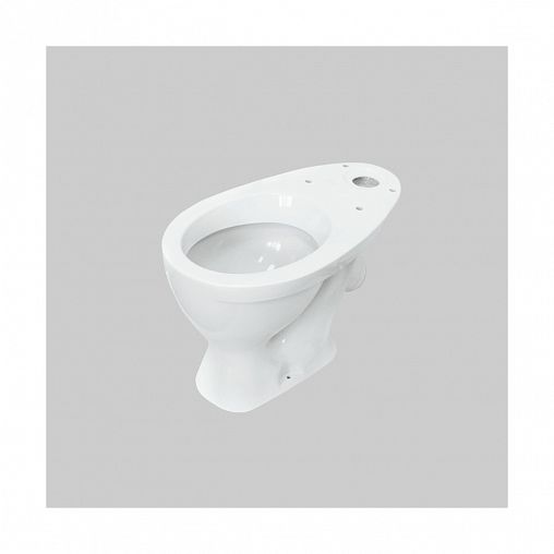 Унитаз напольный ободковый Sanita Эталон Стандарт, 61,5 x 36 x 79 см, белый фото