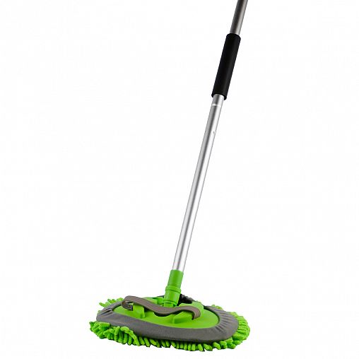Швабра для пола Doм-Doм, с насадкой из микрофибры, с рукояткой 70 - 160 см фото