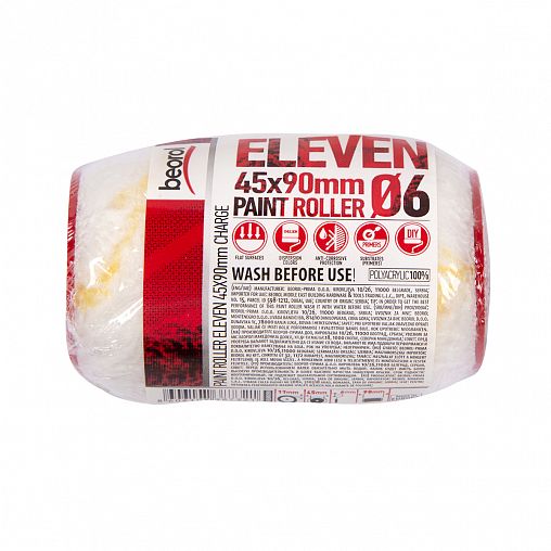 Мини-валик запасной полиакриловый Beorol Eleven, D67 x 90 мм, ворс 11 мм, бюгель 6 мм фото