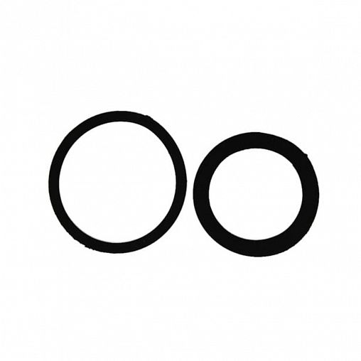 Прокладка плоская для воды MasterProf, резиновая, 1 1/2" - 1 1/4" фото