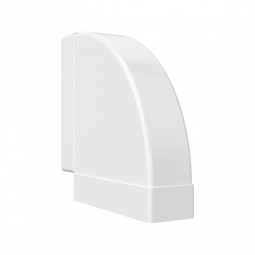 Колено горизонтальное Era 620КГП, 90 градусов, пластик, 60 x 246 x 246 мм фото