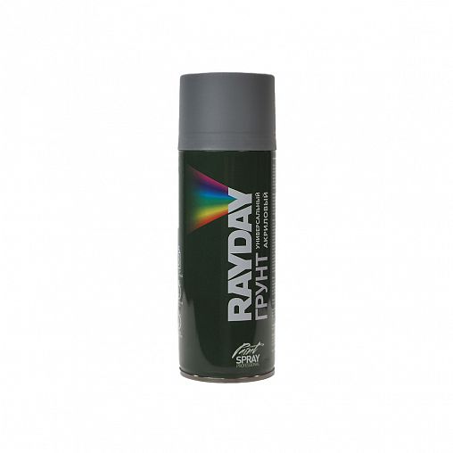 Грунт акриловый аэрозольный Rayday RD-003, 520 мл, серый фото